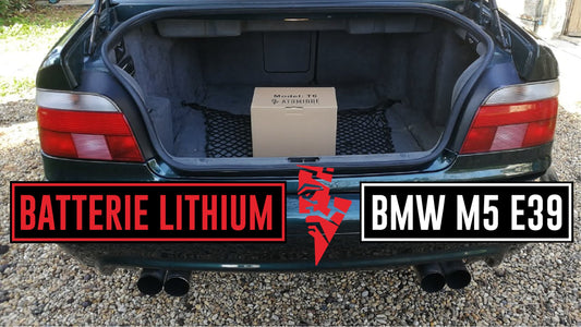 Equiper une BMW M5 e39 avec une batterie Lithium: 13kg éliminés